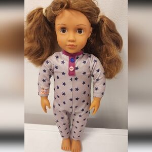 Our Generation Maria Doll 18" Target In Onesie Pajamas